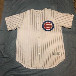 MLB Chicago Cubs Anthony Rizzo stitched home jersey size large clean